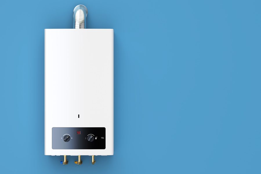 Compact wall-mounted combi water heater